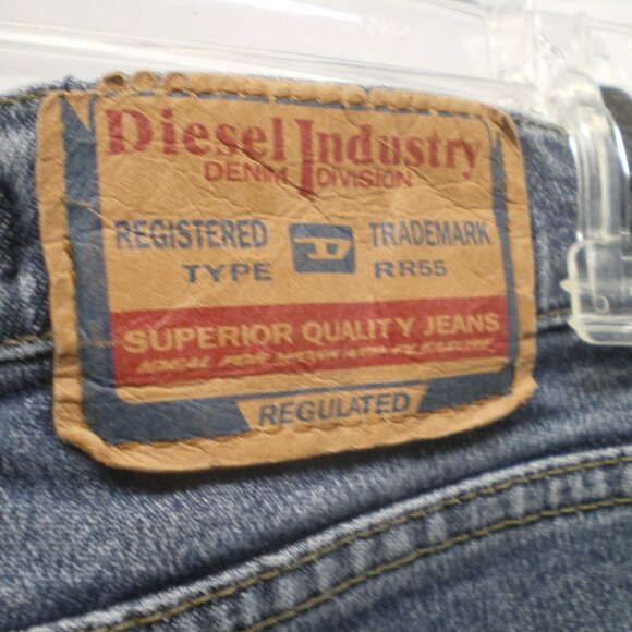 Diesel Industry Denim Division Blue Jeans, Size 28 - Picture 6 of 8